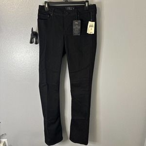 Lucky Brand Jeans Womens 6/28 Long Lolita Boot Black Stretch Mid Rise NWT